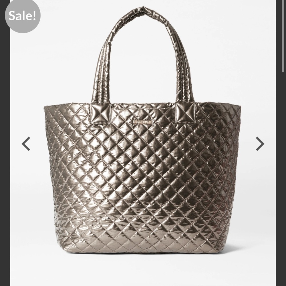 MZ Wallace Large metro tote deluxe- Moondust